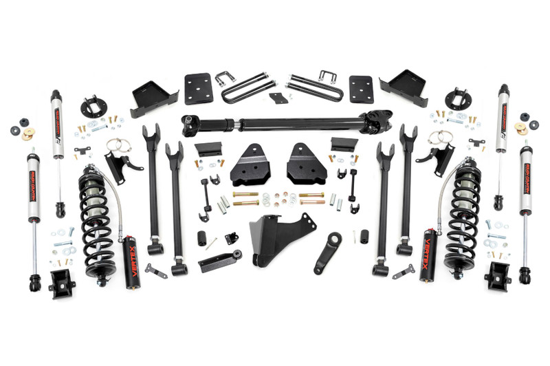 Rough Country 6 in. Lift Kit, 4-Link, D/S, Front for Ford F-250/350 Super Duty 14-18 - 50758