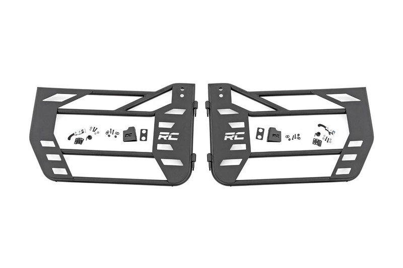 Rough Country Tubular Doors, Front for Jeep Wrangler JK 07-18 - 10586A