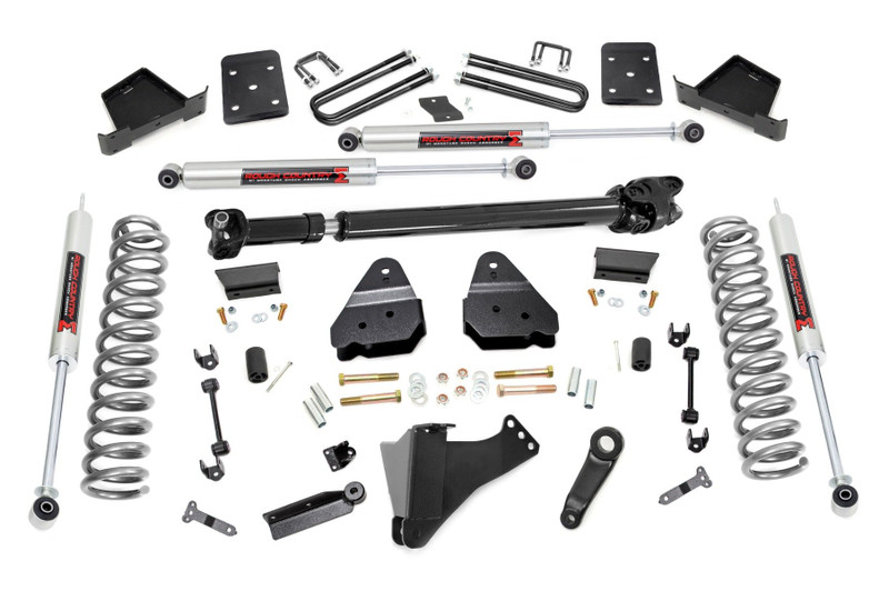 Rough Country 6 in. Lift Kit, No OVLDS, D/S, M1 for Ford Super Duty 4WD 17-22 - 51341