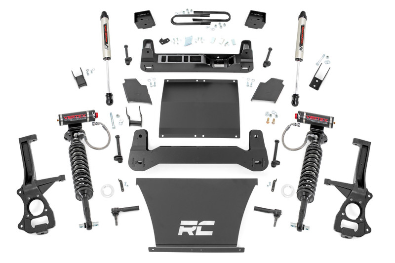 Rough Country 6 in. Lift Kit, Mono Leaf Rear, Vertex/V2 for Chevy Silverado 1500 22-23 - 21657