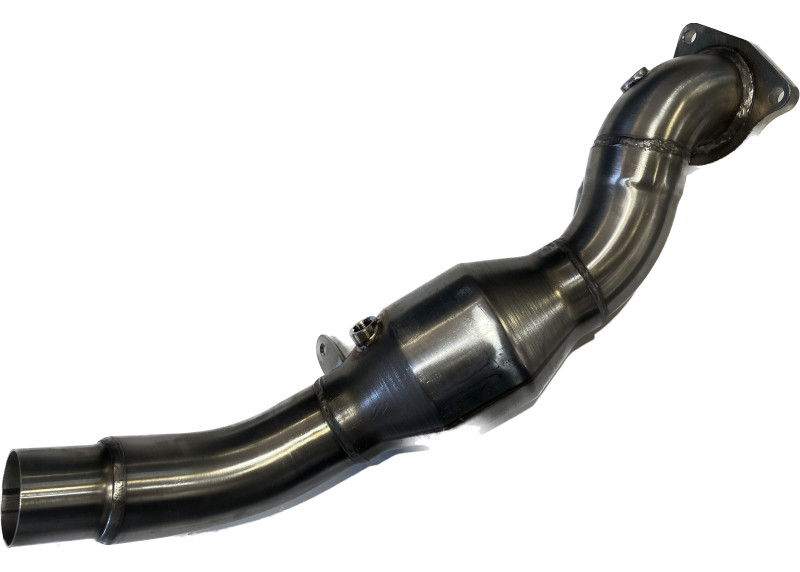 SPD Stainless Catted Downpipe: 22-24 Ranger 2.3L EcoBoost