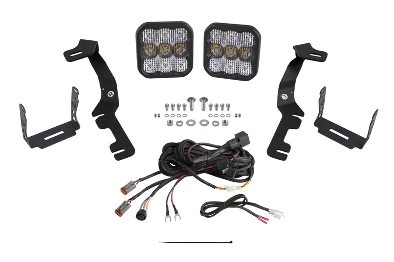 Diode Dynamics Stage Series Ditch Light Kit for 19+ Ram 1500, SS5 Pro White Combo - DD7605