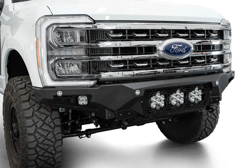 Addictive Desert Designs 23+ Super Duty Bomber Front Bumper w/ 3x Baja LP6 Mounts - F810014100103