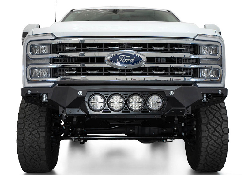 Addictive Desert Designs 23+ Super Duty Bomber Front Bumper w/ 4x RIGID 360 Mounts - F810014110103