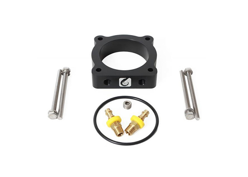 Full-Race EcoBoost Throttle Body Spacer w/ Boost Reference Ports: 2015+ F-150 2.7L - FR-TBS-ECO-2.3