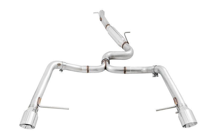 AWE Track Edition Exhaust for VW Golf Alltrack / Sportwagen 4Motion - Chrome Silver Tips - 3020-32044
