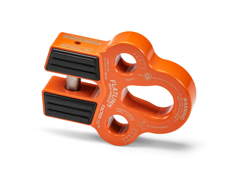 Factor 55 FlatLink MultiMount Winch Shackle Mount, Orange - 00225-07