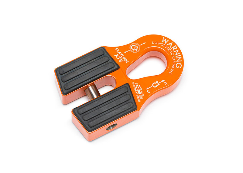 Factor 55 FlatLink XTV Winch Shackle, Orange - 00070-07