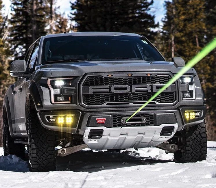 Off-road winch mounts and winch-ready bumpers