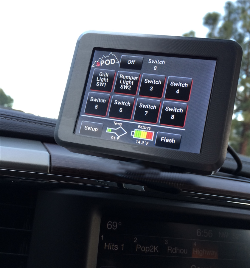 sPOD - 8-700-TS-TJ Switch Panel | Offroad Alliance