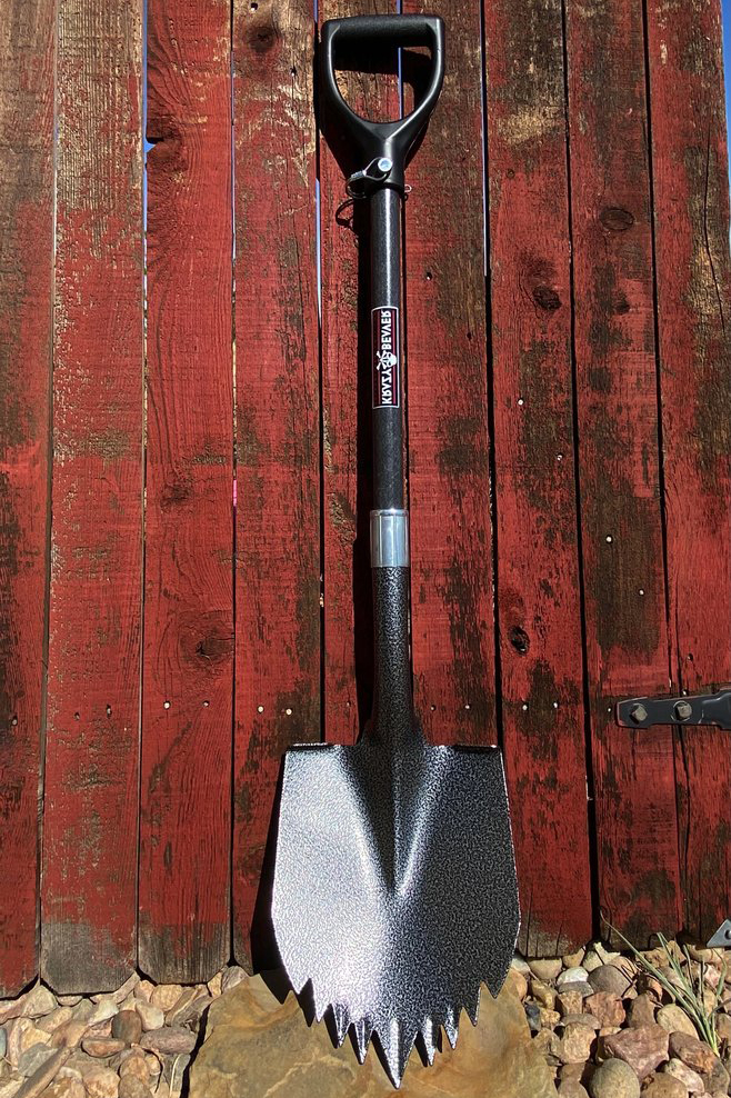 Krazy Beaver Shovel (Silver Vein Head / Black Handle) 45638