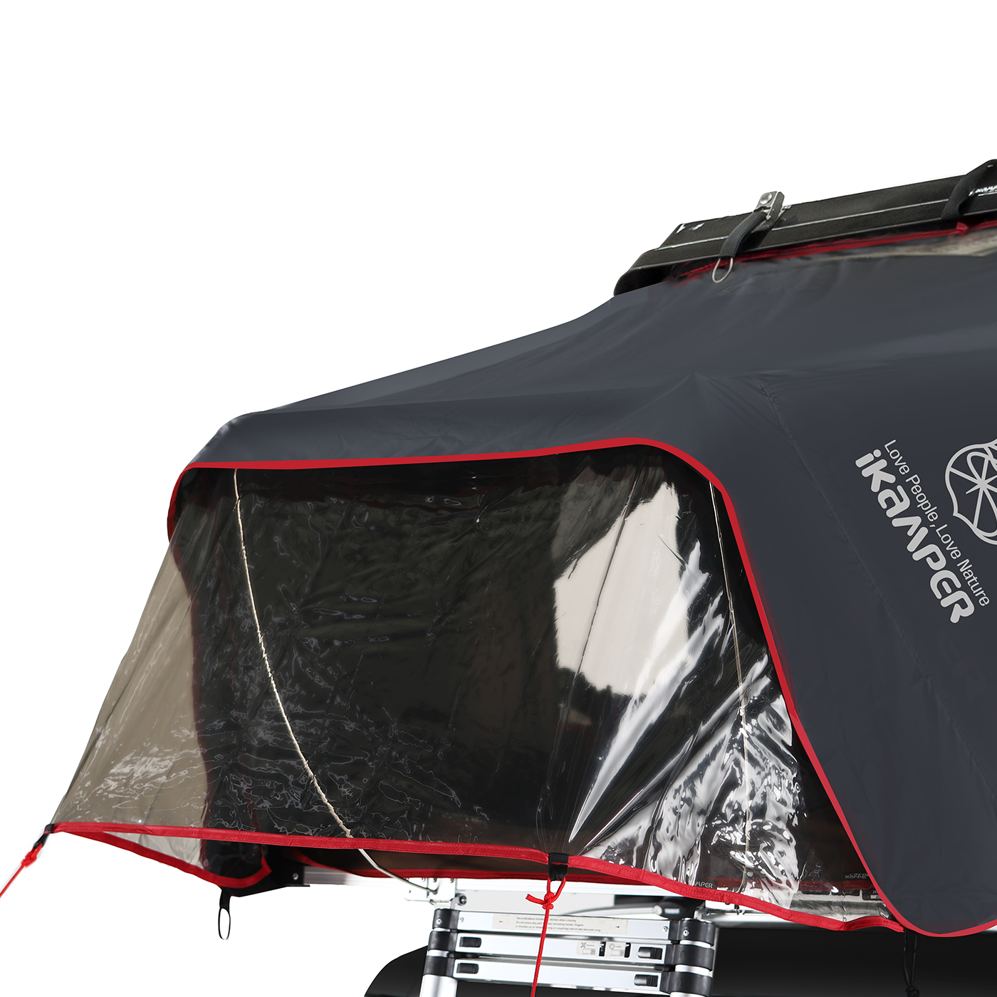 Abri De Camping Easy Camp Hurricane Taille M - Dôme Argenté 4 Personnes Pour Van