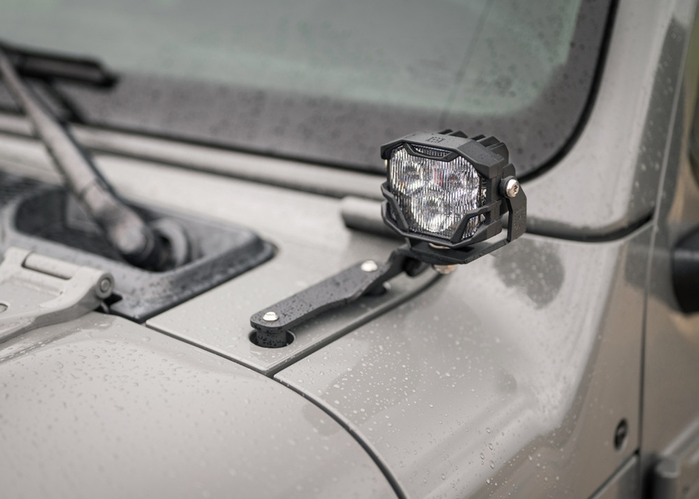 Morimoto A-Pillar Light Brackets: Jeep JL/JT - BAF036 | Offroad