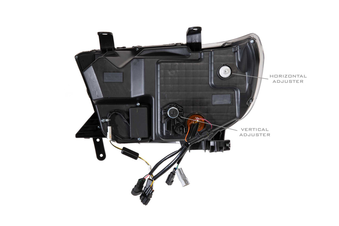 Morimoto XB Headlights (Amber DRL): 07-13 Tundra - LF533-A-ASM