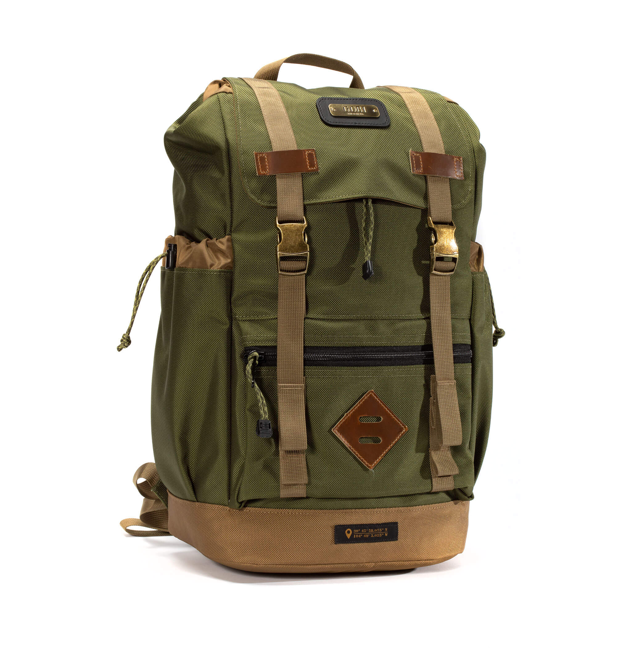 GOBI Getaway Backpack Olive Green - GGAWBPODGR-TAN | Offroad Alliance
