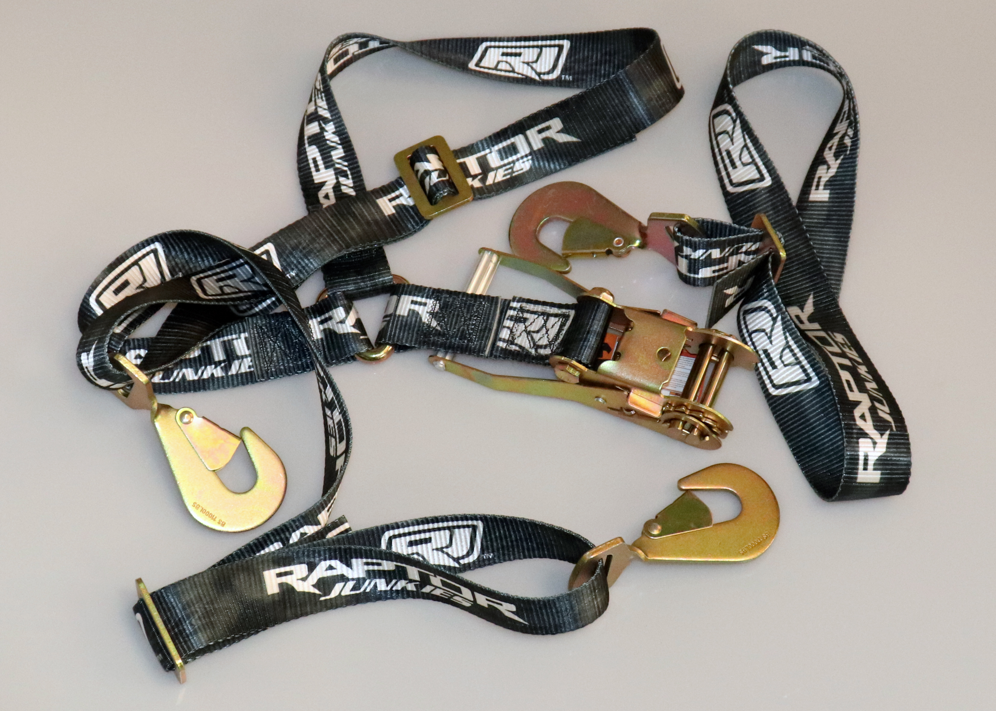 【TNT】Rayan サイバーシティ3046 ストーカー同柄シャークストラップ raptor-tire-tie-down-y-