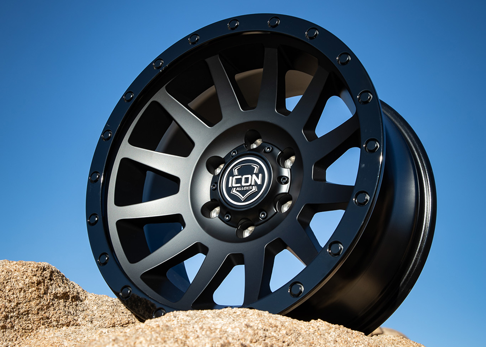 ICON Alloys Compression Double Black, 18x9, 6x5.5 - 2018908350DB