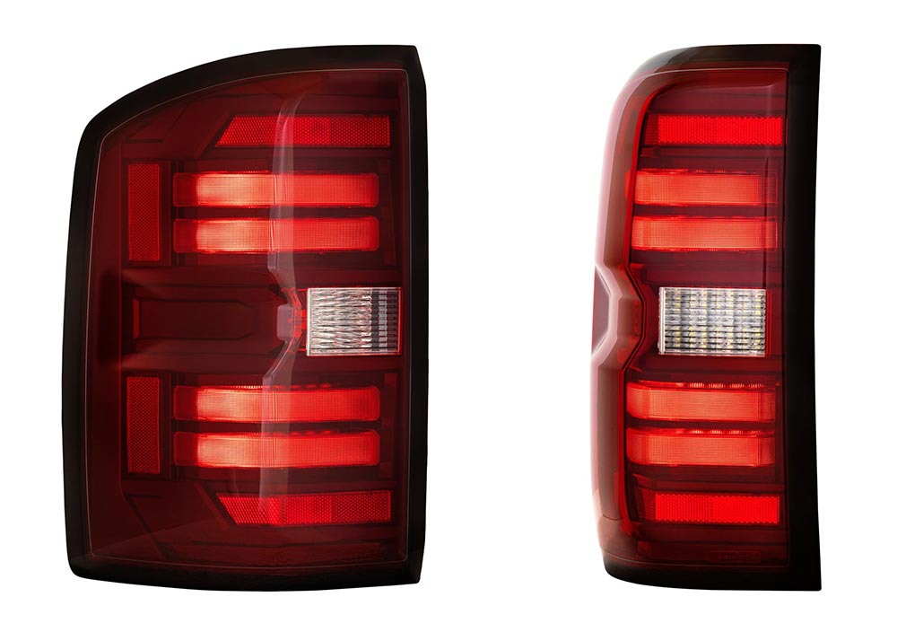Morimoto XB LED Tail Lights: 14-18 Sierra (Red) - LF730 | Offroad