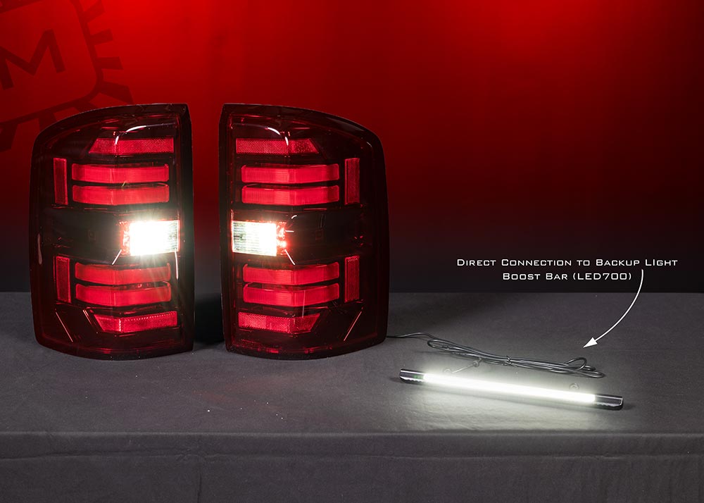 Morimoto XB LED Tail Lights: 14-18 Sierra (Red) - LF730 | Offroad