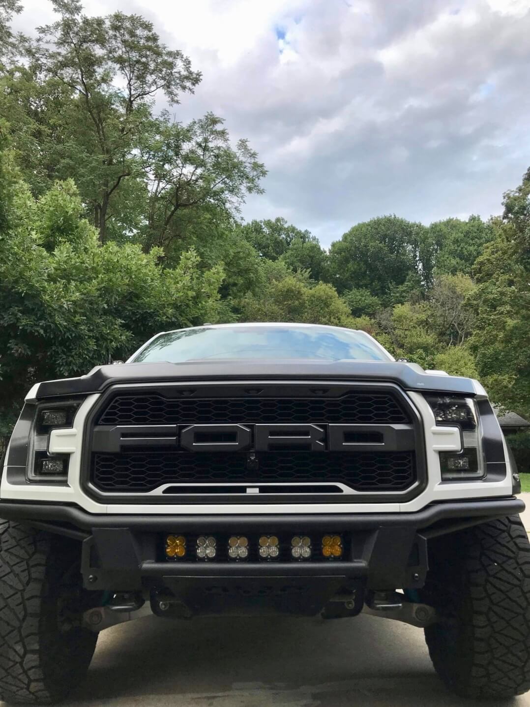 Oxford White Ford Raptor