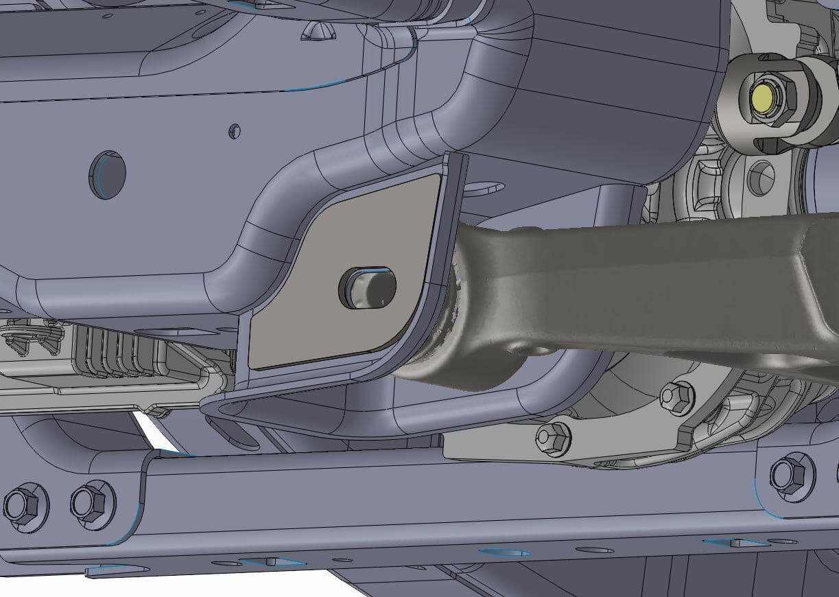 Lower Control Arm Doubler Plates diagram 2