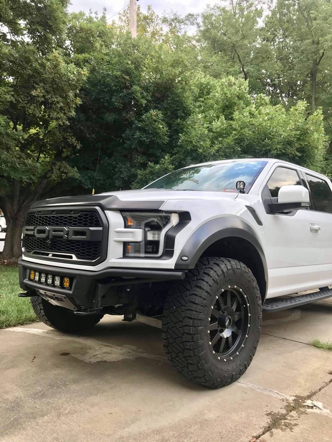 Oxford White Ford Raptor