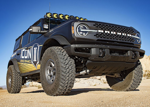 ICON Vehicle Dynamics Ford Bronco with Stage 8 suspension kit installed