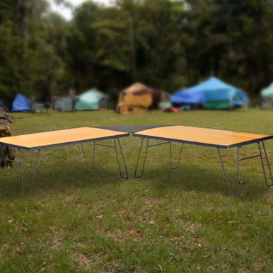 outdoor【希少】INOUT「Cross Table」 Outdoor Folding Bar Table with Oval Tabletop and Cross Base
