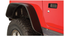 Bushwacker Rear Jeep Wrangler Flat Fender Flares, Black - 10056-07