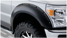 Bushwacker Front Ford F-250/350 Pocket Fender Flares, Black - 20083-02