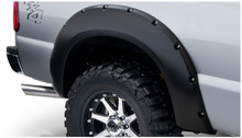 Bushwacker Rear Ford F-250/350 Pocket Fender Flares, Black - 20084-02