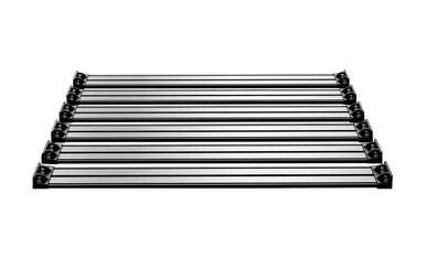 rakkoページ TeraFlex Jeep JKU 4dr Nebo Roof Rack 6-Piece Cargo Slat Kit Silver