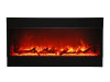 Amantii Tru-View 40" 3 Sided Indoor/Outdoor Electric Fireplace