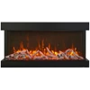 Amantii TRU-VIEW-XL 40" 3 Sided Electric Fireplace