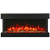 Amantii TRU-VIEW Slim 40" 3 Sided Electric Fireplace