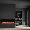 Amantii Tru View Slim 72" 3 Sided Electric Fireplace