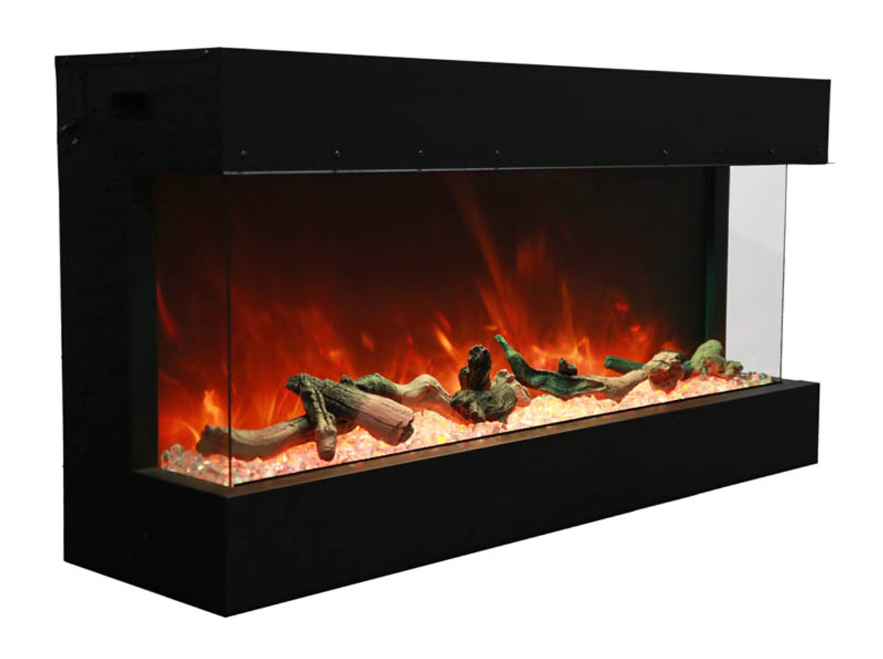 Amantii 40TRUVIEWXL 3 sided 40 inch Wide Electric Fireplace