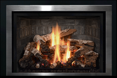 Mendota Gas Fireplace Insert For Sale Full View Embers Living