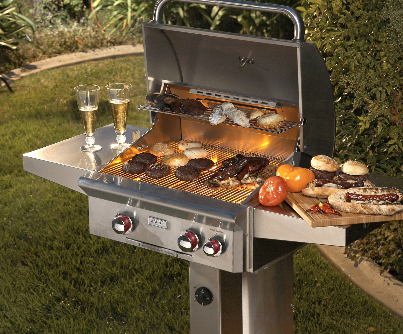 American Outdoor Grill-TSeries In-Ground Post Gas Grill