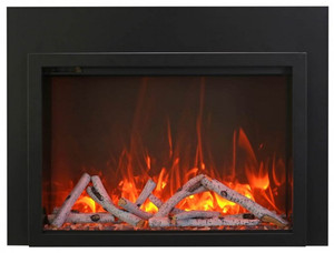 Amantii TRD 38" Traditional Series Smart Electric Fireplace - Programmable timer & thermostat allows you to
decide the temperature of the room