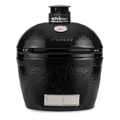 Primo Large Charcoal Ceramic Kamado Grill | The Large Charcoal Primo is perfect for cooking large amounts of food and the patented oval shape offers superior cooking efficiency and accessibility.