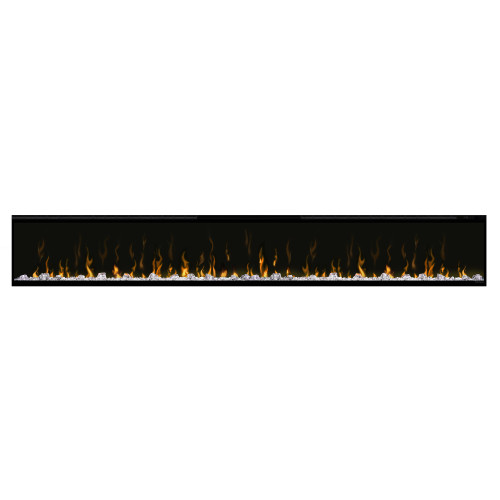 Dimplex 100" Ignite XL Built-in Linear Electric Fireplace | Vivid flames that are brighter and more lifelike day or night.