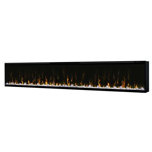 Dimplex 100" Ignite XL Built-in Linear Electric Fireplace | Clean front face with minimal trim makes the dazzling flames the focal