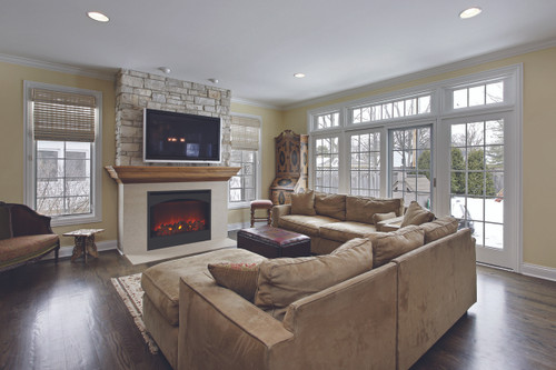 Amantii ZECL Zero Clearance Electric Fireplace Series - Hard-wire ready. Thermostat hard-wire ready Amantii ZECL Zero Clearance Electric Fireplace Series - Hard-wire ready. Thermostat hard-wire ready