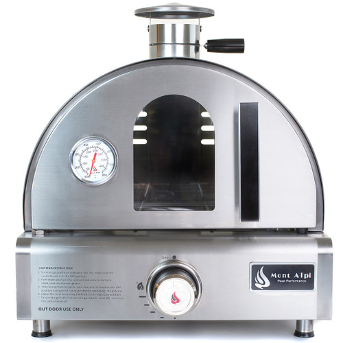 Mont Alpi Portable Table Top Stainless Steel Pizza Oven | Versatile design for crafting gourmet pizzas or roasting dishes
