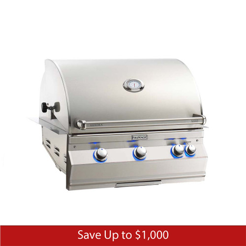 Fire Magic Echelon Diamond E660i Built-In Grill with Analog Thermometer and Infrared Burner - Promo Ends July 31st.