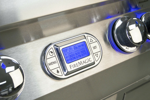 Fire Magic Echelon Diamond E660i Built-In Grill with Analog Thermometer and Magic View Window - Digital Thermometer Fire Magic Echelon Diamond E660i Built-In Grill with Analog Thermometer and Magic View Window - Digital Thermometer