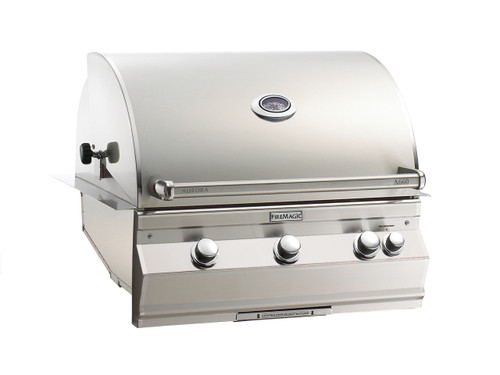Fire Magic Aurora A660i Built-In Grill - Analog Style with Rotisserie Kit - Stainless Steel Grill