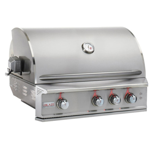 Blaze LUX 34" 3-Burner Built-In Gas Grill | Blaze Grills offers an impressive Lifetime Warranty