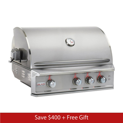 Blaze LUX 34" 3-Burner Built-In Gas Grill | Promo Ends April 6th.